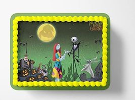 Nightmare Halloween Christmas Edible Image Edible Cake Topper Cake Toppers Frost - £13.16 GBP