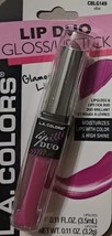 L.A. Colors Vibe Lip Duo Gloss and Lipstick CBLG149 3 pcs. - £11.40 GBP