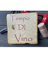 &quot;Tempo Di Vino&quot; tile coaster - £4.60 GBP