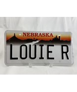 LOUIE R Vintage Vanity License Plate Nebraska Personalized Auto Man-Cave... - $1,346.00 MXN