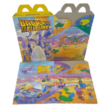 VINTAGE 1991 McDONALDS BACK TO THE FUTURE LOT OF 2 HAPPY MEAL BOXES BOX - $9.50