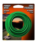 Coleman Cable 56422033 16-Gauge 24-Foot Automotive Copper Wire, Green - $19.58