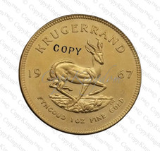 1967 Gold Krugerrand South African Key Date COPY coin - $14.99