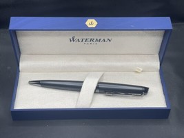 Waterman Paris  Pen Ballpoint Pen Matte Space Grey And Chrome w/ Box - $48.51