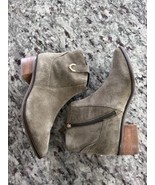 Cole Haan Maci Olive Green Berkshire Suede Ankle Boots Pointed Toe Size 9 - £19.05 GBP