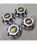 4Pcs 8 Lugs Chrome with Black Logo Chevy Wheel Center Caps Express Van 2... - $224.99