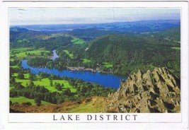 Postcard Lake District Lake Windemere From Cummer&#39;s How Cumbria 4 3/4&quot; x 6 3/4&quot; - £3.10 GBP