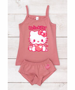 Comfortable Girls’ Underwear – Plain Cotton-Elastane Top &amp; Panties Set, ... - $15.36+