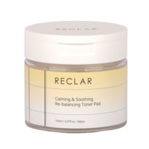 Reclar Korean Luxury Calming &amp; Soothing Re-Balancing Toner Pad 5.07 fl.o... - $17.02
