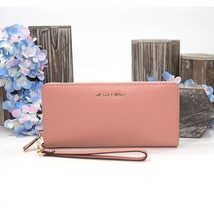 Michael Kors Sunset Rose Leather Zip Around Travel Wallet NWT - £111.73 GBP