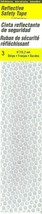 3 WHITE Reflective Safety TAPE Strips Self Adhesive 6.5&quot; Stickers HY-KO ... - $300.96 MXN