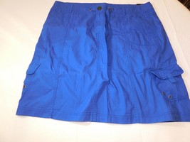 Lane Bryant Women&#39;s Ladies Skirt Royal Blue Size 18 Cotton six pockets NWT - £20.52 GBP