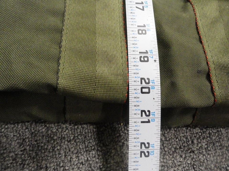 AVIATOR KIT BAG OD GREEN JUMP MASTER AIRBORNE PARATROOPER FLIGHT CREW CHIEF 6627 Item image 5