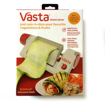 Vasta Vegetable &amp; Fruit Sheet Slicer KETO VEGAN VEGETARIAN Veggie Cutter... - £19.79 GBP