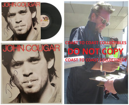 John Cougar Mellencamp signed John Cougar album vinyl record COA proof autograph - £295.76 GBP