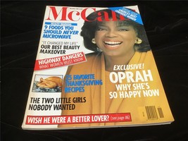 McCall&#39;s Magazine November 1993 Oprah Winfrey, Nora Ephron Vera Wang - £11.58 GBP