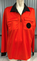 Five Law Orange XL Adult Referee Jersey Soccer Shirt  - £15.49 GBP