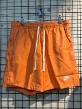 Nike Retro Woven Flow Shorts Men Sportswear Pants Orange [US:S] NWT AR2382-871 - £46.67 GBP