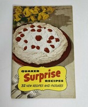 Quaker Surprise Recipes 32 New Recipes and Pictures 1955 cookbook advertise - $320.18 MXN