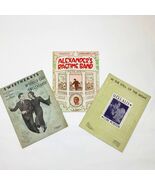 Set of 3 Music Sheets Sweethearts, Ragtime Band, Still of the Night 1930&#39;s - $17.80 CAD