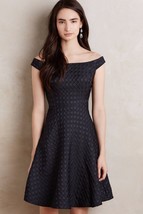 Nwt Anthropologie Minette Black Dress By Moulinette Soeurs 10P - £71.93 GBP