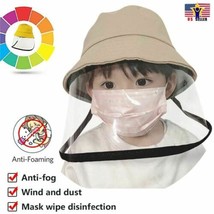 Protective Anti Spit Dust Fishing Bucket Saliva Kid Children UV Shield Hat Cap - £7.25 GBP+
