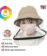 Protective Anti Spit Dust Fishing Bucket Saliva Kid Children UV Shield Hat Cap - $9.27 - $10.76