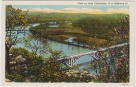 Lake Taneycomo Bridge Missouri MO Postcard Highway &amp; Railroad Ozarks US Hwy 65 - $2.96