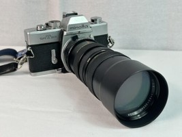 Minolta SRT 201 35mm Film Camera w/ 2 Lens, Case, Film &amp; MORE - WORKS GREAT ! - £136.12 GBP