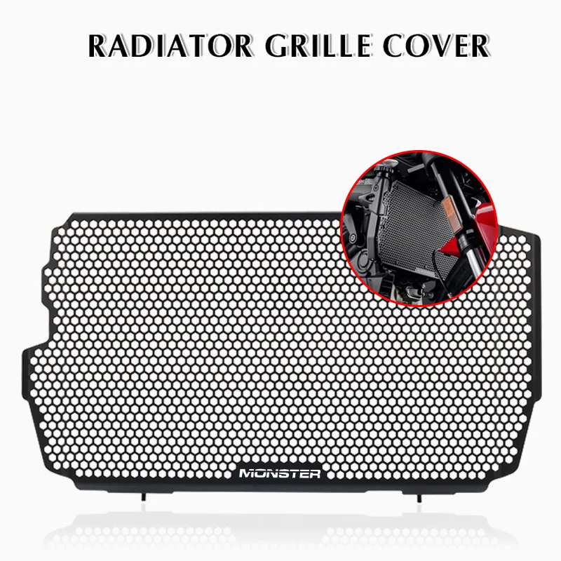 Motorcycle Accessories Radiator Grille Cover  DUCATI 950 937 2021-2022 Stainless - £167.42 GBP