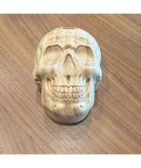 Skull Skeleton Day of the Dead Puzzle Trinket Hiding Box Wood Smiling De... - €16,37 EUR