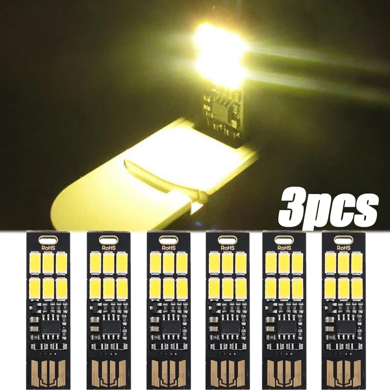 Touch Sensor USB LED Light Portable Mini 5V Dimmable Night Light for Pow... - $10.21+