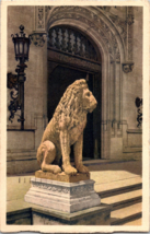 One of the Lions - Main Entrance to House Biltmore NC  Vintage Postcard (D6) - £4.50 GBP