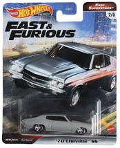 Hot Wheels &#39;70 Chevelle SS, [Gray] Fast Superstars 2/5 - $224.81 MXN