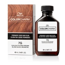 WELLA COLORCHARM PERMANENT HAIR COLOR #7G - SUNLIGHT BLONDE BROWN 1.42 f... - £5.38 GBP