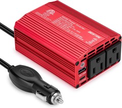 Bestek 300W Car Power Inverter - Dc 12V To 110V Ac Converter, Fast Car Charger - £32.07 GBP