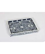 Heritage inlay wooden decorative serving tray - $253.16 CAD