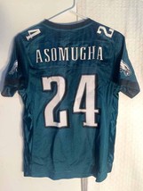 Reebok Women&#39;s NFL Jersey Philadelphia Eagles Nnamdi Asomugha Green sz M - £11.86 GBP