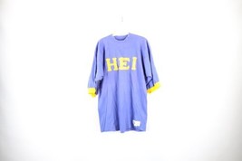 Vtg 90s Russell Athletic Mens L Faded Eta Epsilon Iota Football Jersey Shirt USA - $44.50