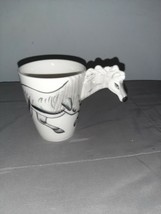Horse Head Handle Coffee Mug Equestrian 3D  - $17.99