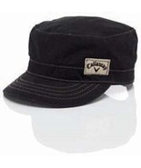 BRAND NEW CALLAWAY GOLF LADIES MILITARY STYLE CAP. BLACK - £13.21 GBP