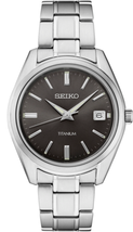 Seiko Essentials Titanium Men Watch SUR375 - £213.20 GBP