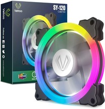 120mm LED ARGB Computer Case Fan PC Cooling Addressable RGB Motherboard SYNC 609 - £8.52 GBP