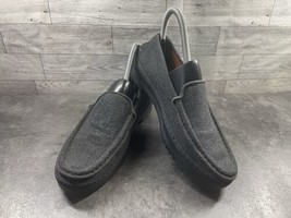 Tods Driving Loafers Women 5 M Shoes Gray Wool Slip On Comfort Work Moc ... - $44.37