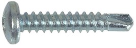 Hillman 41880 Pan Head Phillips Self-Drilling Screw #6 x 3/4 in. Zinc 10... - £17.59 GBP