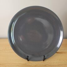 Russell Wright Iroquois Casual China Charcoal Grey Dinner Plate 10” Mid ... - $14.84