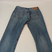 Levi's 501 Women's Cotton Blue Denim Pockets Jeans Measured Size (30"×27") image 15