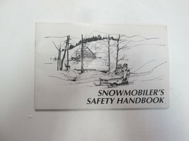 1993-1995 Snowmobilers Safety Handbook Manual FACTORY OEM BOOK 93 94 95 - $19.85