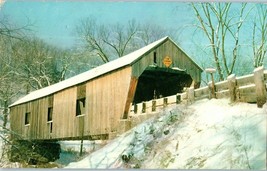 One of Vermonts Many Covered Bridges Union Village - £4.05 GBP