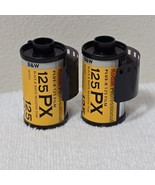 2x Kodak 125PX 35mm Black &amp; White Film Rolls ISO 125 PX Plus-X 36 Exp Ex... - $39.19 CAD